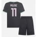 Maillot de foot AC Milan Christian Pulisic #11 Troisième vêtements enfant 2024-25 Manches Courtes (+ pantalon court)